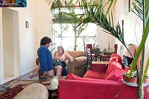 i couldn't resist helping my stepson with hot doggystyle creampie sex