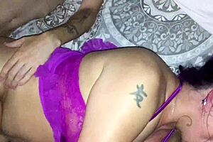 pornstar wife begs for monster cock creampie while hubby watches