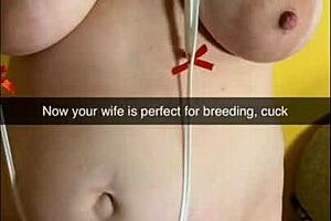 shy chubby wife bred creampied gangbanged into milky humiliation bitch