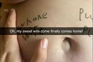 shy chubby wife bred creampied gangbanged into milky humiliation bitch