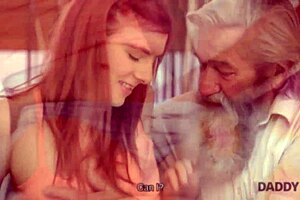 daddy4k's old pervert fingers pretty young chick's tight snatch hard