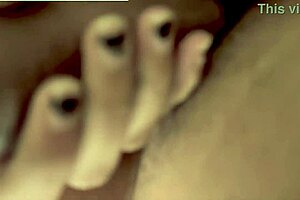 indian bhabhi kneels sucking husband's big penis deepthroat in her mouth close-up