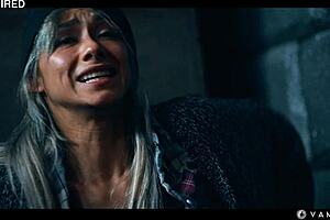 Puck transforms into vampire kissing Veronica Leal's big tits