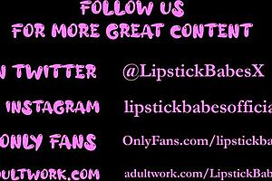 nicole du papillon's dirty lipstick fetish tease