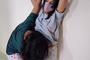 desi bhabhi and her maas get into romantic lesbian play at home