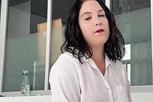 PUTALOCURA - ZORRA KRISTAL GENNER GETS PUNISHED WITH CREAMPIE BY PADRE DAMIÁN!