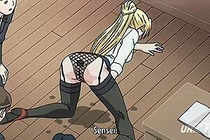 Hentai Milf Teacher Masturbates Caught In Class Uncensored Action