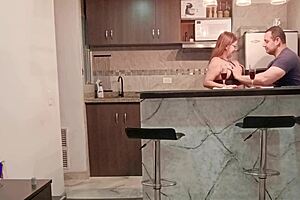 Hot latina milf wife horny tit frottage cum mouth