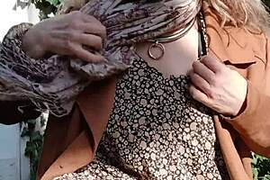 What if your french maid slave flashed chained in public streets?