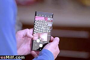 spying neighbor craves milf's curves, gets anal wrecked and facial blast