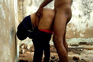 ever caught your friend's hot stepmom peeing in jungle then bend her over for wild pounding?