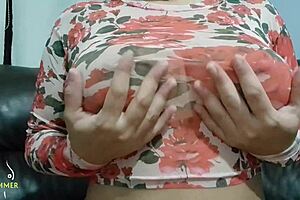 my best friend's boyfriend dared me to show my huge tits fat ass and play with juicy colombian pussy dildo lingerie big nipples dripping wet