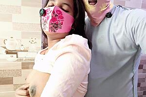 saree-clad indian wife sucks desi cock hungrily then fucks it hard in homemade outdoor session