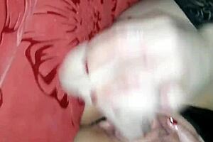 stepmom's super wet pussy red lipstick tease