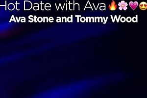 ava stone's huge tits bounce wild as euro stud pounds her roughly doggy.