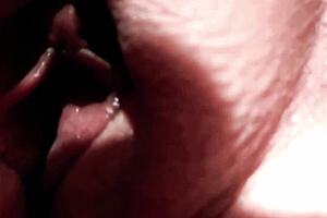 meaty cougar aunt spreads shaved gaping pussy lips wide