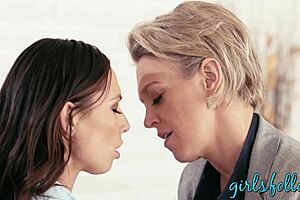 Aidra fox licks boss pussy in office sixty-nine