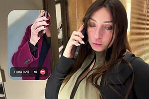 luna doll victoria nova gaby valentine threesome lick