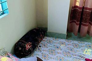 stepsis duo deliver sloppiest kitchen blowjobs for stepbro