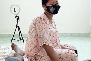 Desi Girlfriend's First Bedroom Fuck Leaves Her Screaming!