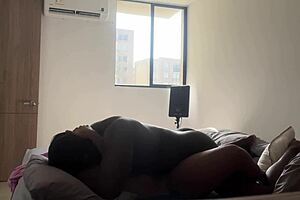 yo this amateur couple nysdel fucks missionary so hard ends with huge cum load