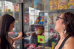 Visiting Friend Rekindles Hot Lesbian Times