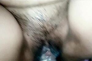 Yo, my village desi wife rides boss cock at home ranch!