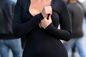 Busty milfs flashing massive natural tits nipples in public voyeur compilation 3! 🍈🍈🔥 ai generated slips got me hooked 😍