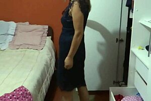 Beautiful Stepmom Undresses To Hard My Cock