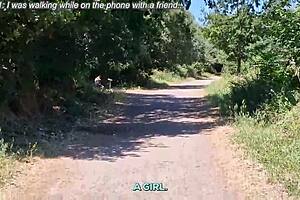 milf with big tits sucks stranger in park for huge facial