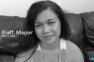 Katt's Casting Shows Trimmed Pussy Before Hard Drilling