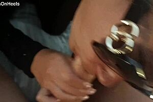 Ready for milf in sunglasses deepthroating pov cock to cumshot?