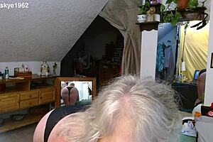 Dawnskye1962's Panty Parade Flashes Huge Tits Orgasm