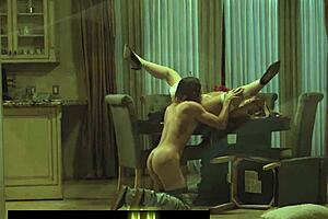 Smoking milf titty fucks son-in-law then takes spanking