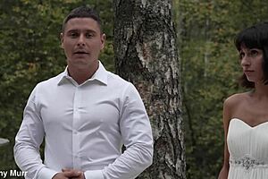 wanna see this bride's last mmf with two monster cocks before wedding?