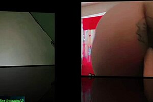 gata linda stuffs dildo deep in pussy and tight anal hole moaning hard