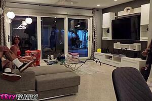 Riley Jacobs and Chris Lockwood's hot behind-scenes family bang