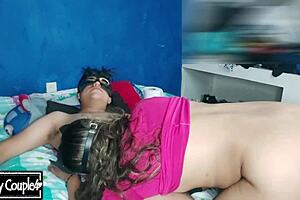 Who's sucking cock before getting fucked hard?