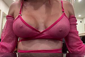 italian artemisia love's big natural tits bounce horny close up solo?