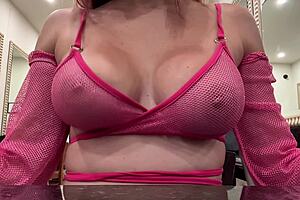 italian artemisia love's big natural tits bounce horny close up solo?