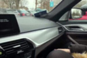 gave a stranger in the public lot a handjob right by the bus till he came dripping everywhere