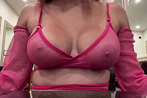 italian artemisia love's big natural tits bounce horny close up solo?