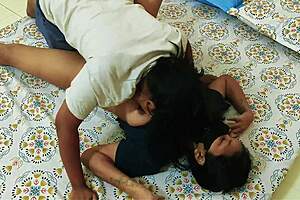 Stunning Desi Lesbian Wife Rams Big Dildo Deep in Bedroom Bliss!