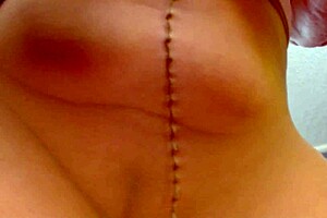 dawnskye1962 oils curvy hairy ass in tan pantyhose pov