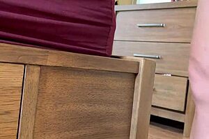 big ass latina wife teases with her fat buttplug