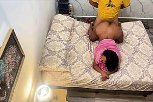 Hidden Cam Captures Stepmom's Dirty Fuck With Stepson In Bedroom