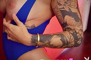 Keisha Grey's Passionate Lingerie Striptease Posing Session