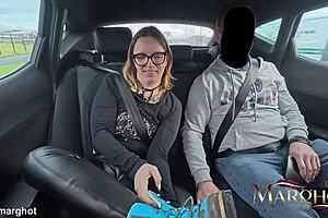 hotwife's ass destroyed in backseat while cuck hubby watches 😈🍑💦🔥