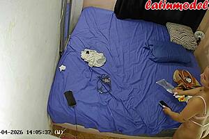 Big Ass Milf Teases Tiny Pink Lingerie