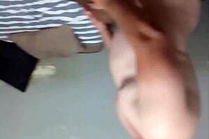 White guy pounds tight black girl's juicy pussy in passionate interracial